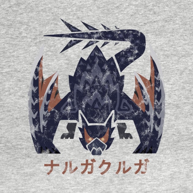 Monster Hunter World Iceborne Nargacuga Kanji Icon by StebopDesigns